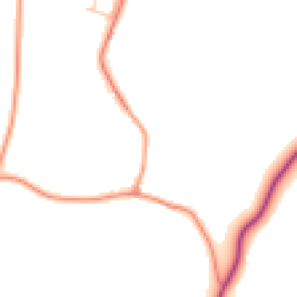 Daytime road noise heatmap for S21 5RN