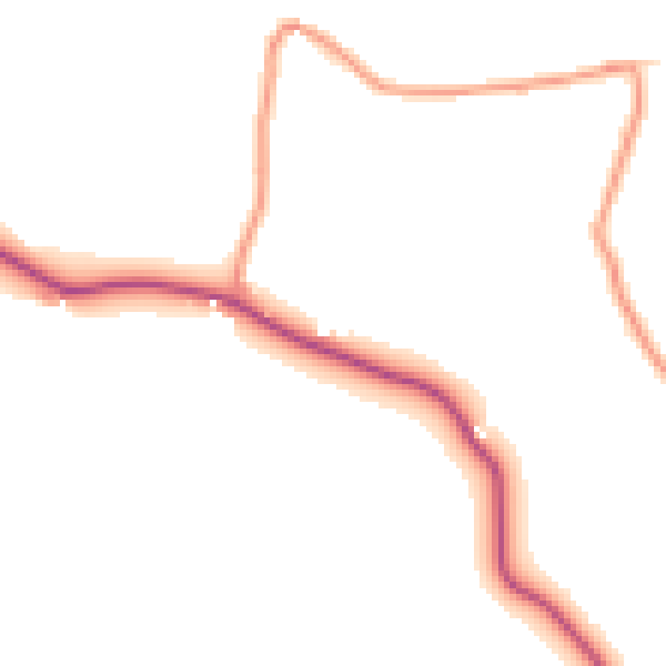 Daytime road noise heatmap for S21 5RT