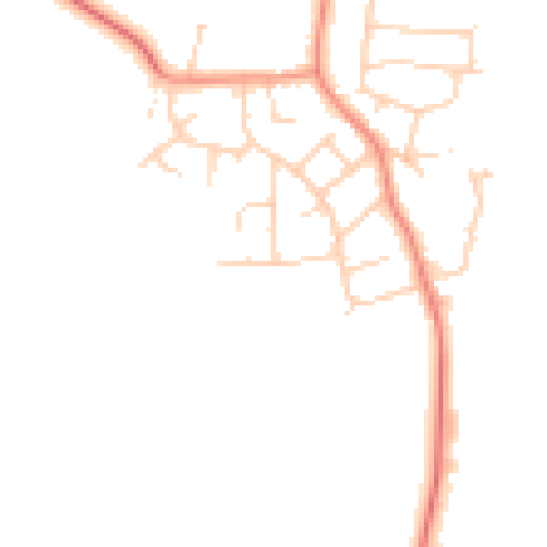 Daytime road noise heatmap for S26 1JS