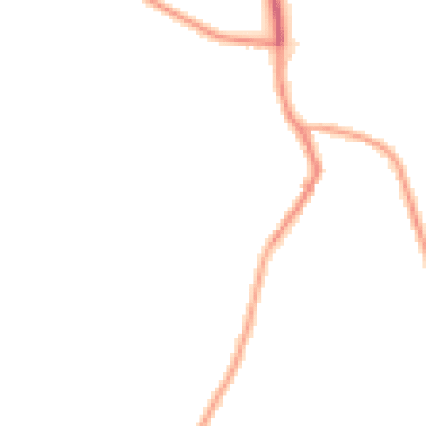 Night-time road noise heatmap for S26 3RG