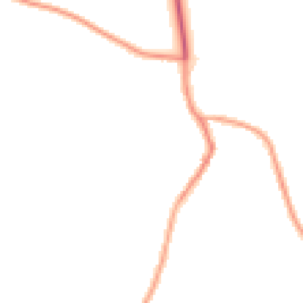 Night-time road noise heatmap for S26 3RJ