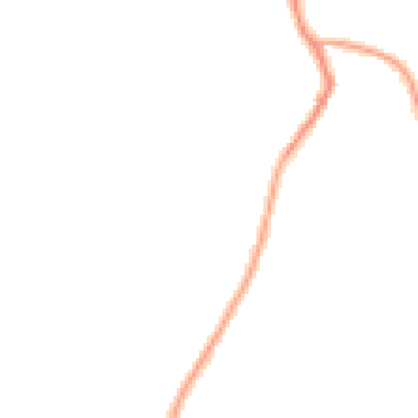 Night-time road noise heatmap for S26 3XN