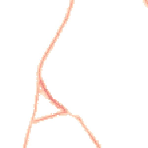 Night-time road noise heatmap for S26 4WF