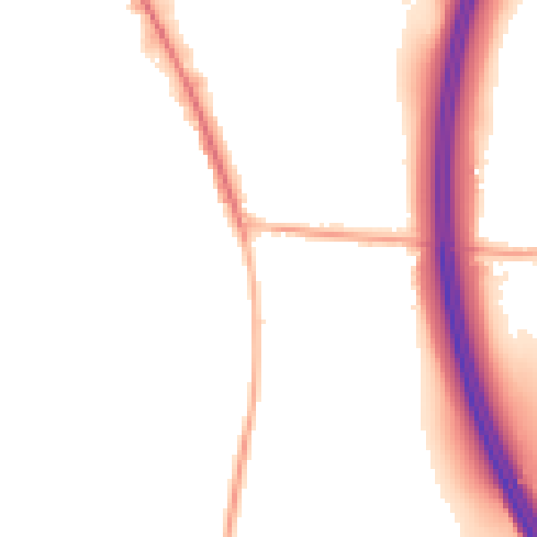 Night-time road noise heatmap for S26 5LB