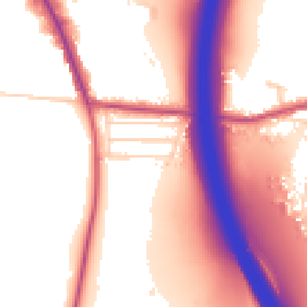 Daytime road noise heatmap for S26 5LL