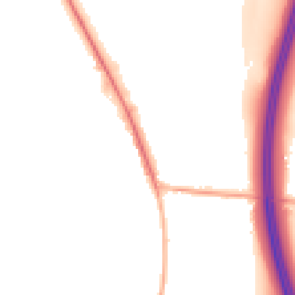 Night-time road noise heatmap for S26 5RL