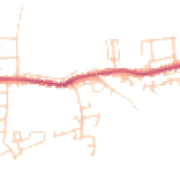 Daytime road noise heatmap for S26 6LG