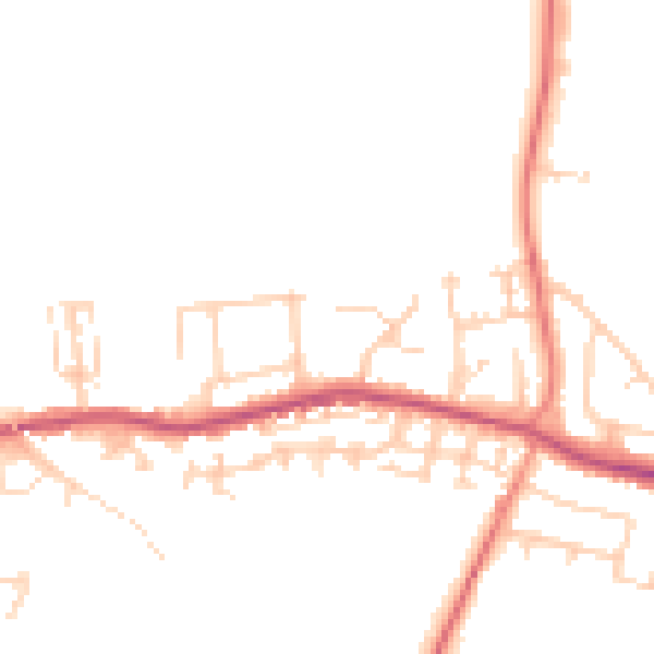 Daytime road noise heatmap for S26 6SH