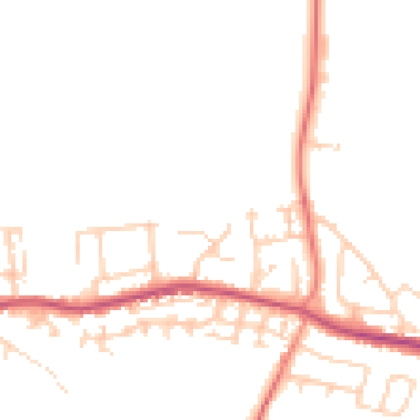 Daytime road noise heatmap for S26 6SP