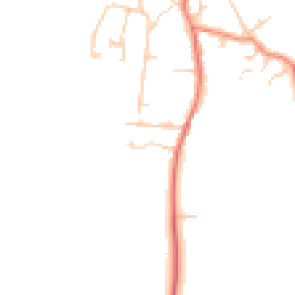 Daytime road noise heatmap for S26 7AB