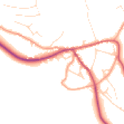Daytime road noise heatmap for S32 1AE