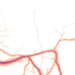 Daytime road noise heatmap for S32 1AF
