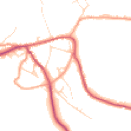 Daytime road noise heatmap for S32 1AR