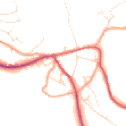 Daytime road noise heatmap for S32 1BL