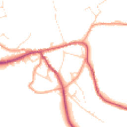 Daytime road noise heatmap for S32 1BN