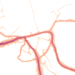 Daytime road noise heatmap for S32 1DW