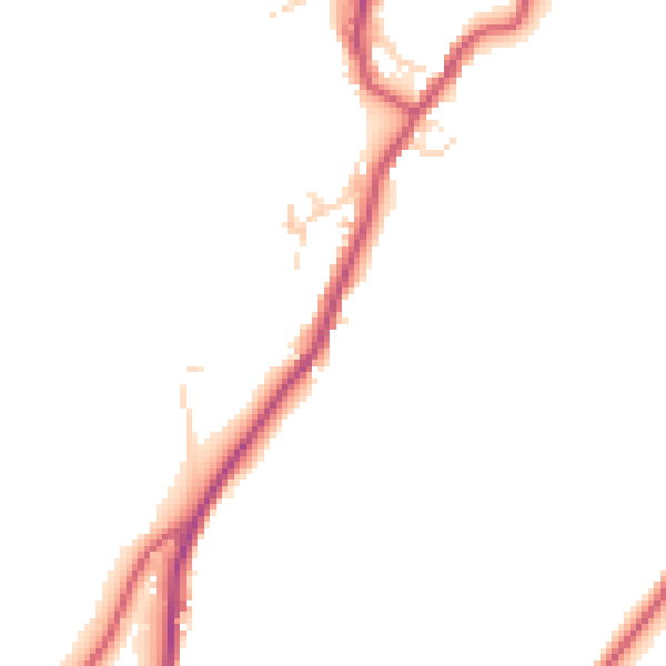 Daytime road noise heatmap for S32 2HG