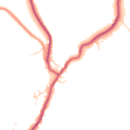 Daytime road noise heatmap for S32 2JJ
