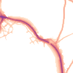 Daytime road noise heatmap for S32 3AD