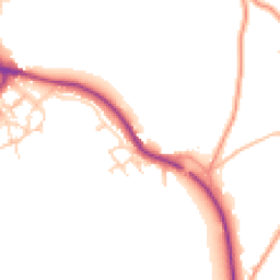 Daytime road noise heatmap for S32 3XU