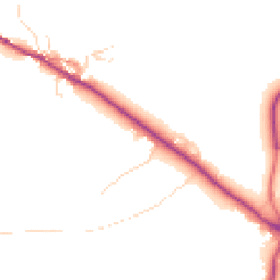 Daytime road noise heatmap for S32 4TA