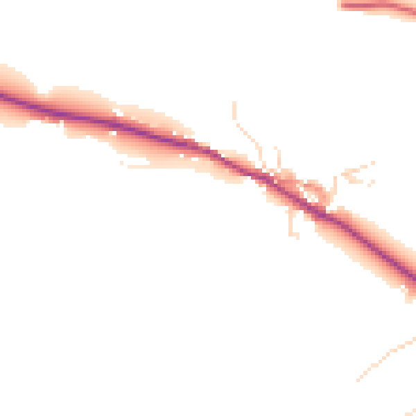 Daytime road noise heatmap for S32 4TL