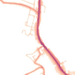 Daytime road noise heatmap for S35 0BU