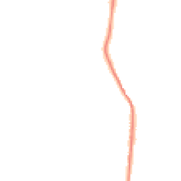 Night-time road noise heatmap for S35 0EE