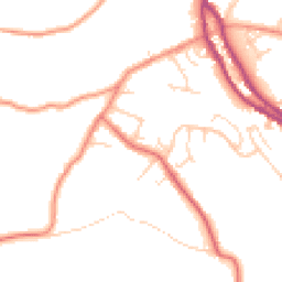 Daytime road noise heatmap for S35 0HX