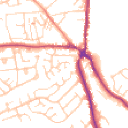 Daytime road noise heatmap for S35 1AD