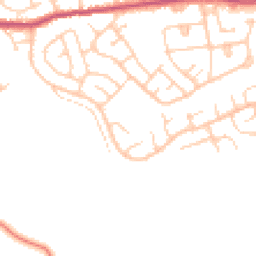 Daytime road noise heatmap for S35 1ZB