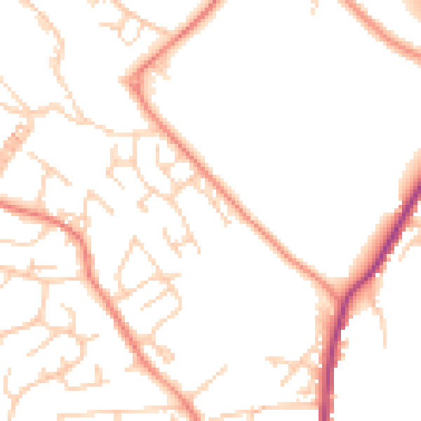 Daytime road noise heatmap for S35 2TB