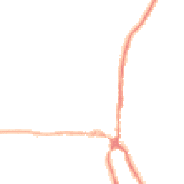 Night-time road noise heatmap for S35 2XL