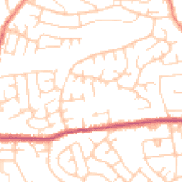 Daytime road noise heatmap for S35 2ZN