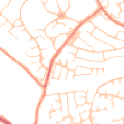 Daytime road noise heatmap for S35 3PD