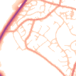 Daytime road noise heatmap for S35 4PN