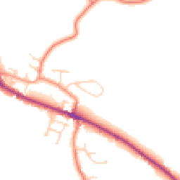 Daytime road noise heatmap for S35 7BE