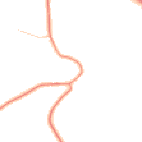 Daytime road noise heatmap for S35 7DN