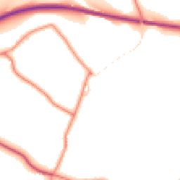 Daytime road noise heatmap for S35 7EP