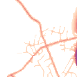 Daytime road noise heatmap for S35 8NQ