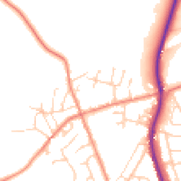 Daytime road noise heatmap for S35 8PL