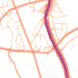 Daytime road noise heatmap for S35 8PT