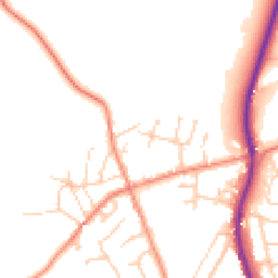 Daytime road noise heatmap for S35 8QE