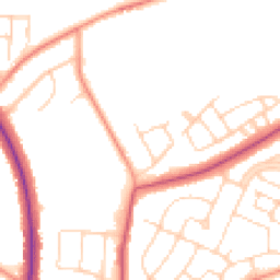 Daytime road noise heatmap for S35 8QN
