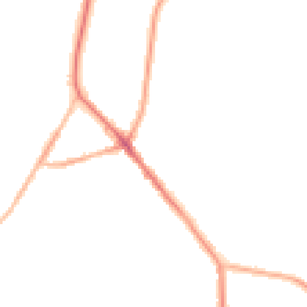 Night-time road noise heatmap for S35 9AD