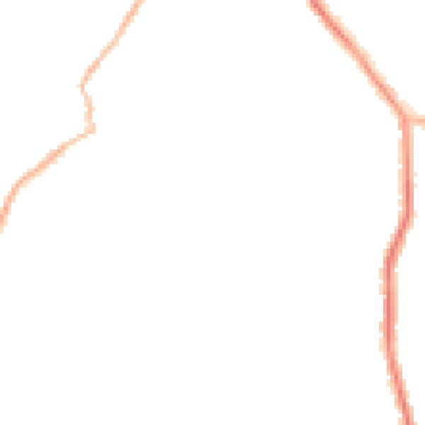 Night-time road noise heatmap for S35 9TA