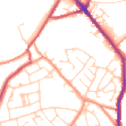 Daytime road noise heatmap for S35 9UQ