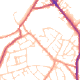 Daytime road noise heatmap for S35 9UW