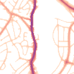 Daytime road noise heatmap for S35 9WW