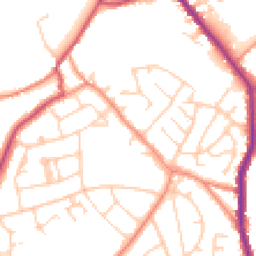 Daytime road noise heatmap for S35 9XD